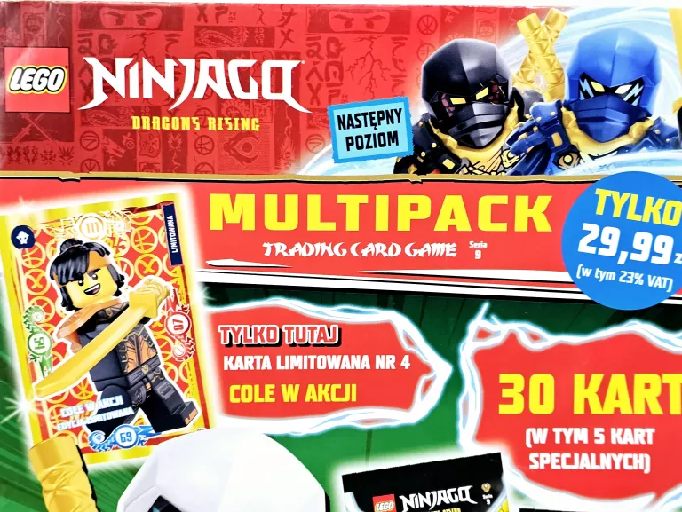 LEGO NINJAGO TCG SERIA 9 MULTIPACK NEXT LEVEL