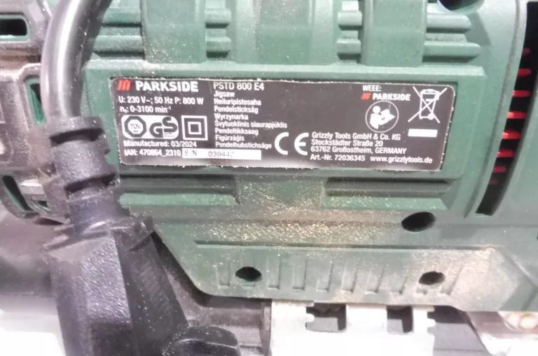 WYRZYNARKA PARKSIDE PSTD 800 E4 PUDEŁKO