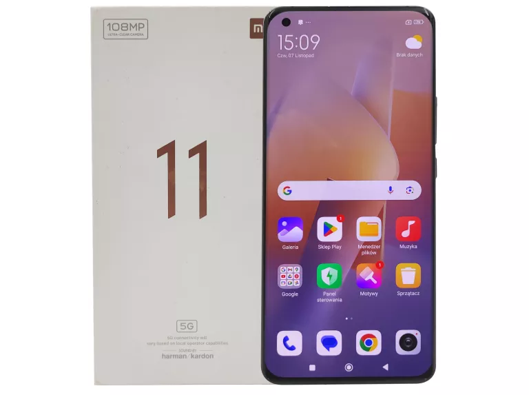 TELEFON XIAOMI MI 11 5G 8/256GB 5G 6,81'' AMOLED DUAL SIM 4600MAH