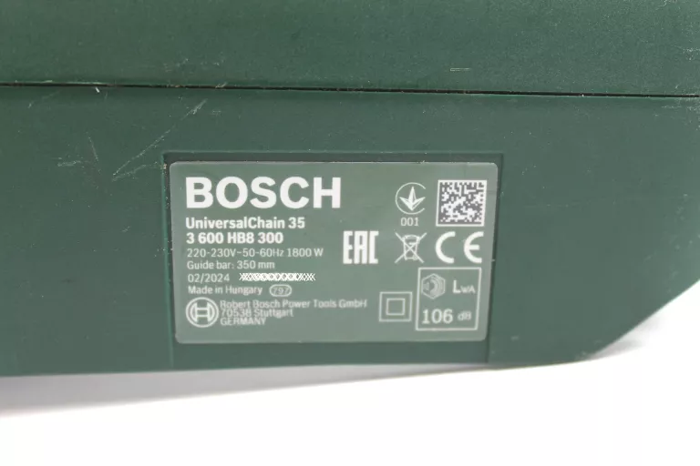 PIŁA ŁAŃCUCHOWA BOSCH UNIVERSALCHAIN 35 1800W 2024R