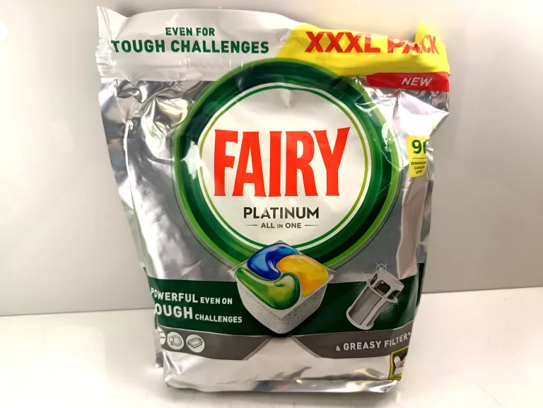 KAPSUŁKI DO ZMYWARKI FAIRY PLATINUM ALL IN ONE LEMON - 90 SZT.