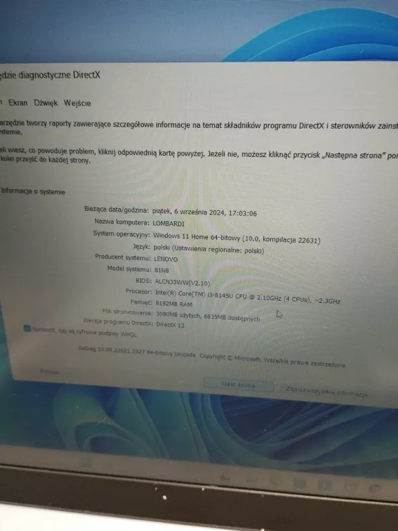 LAPTOP LENOVO IDEAPAD S340-15IWL I3