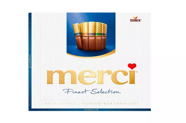 CZEKOLADKI MERCI BLUE FINEST SELECTION 250G STORCK