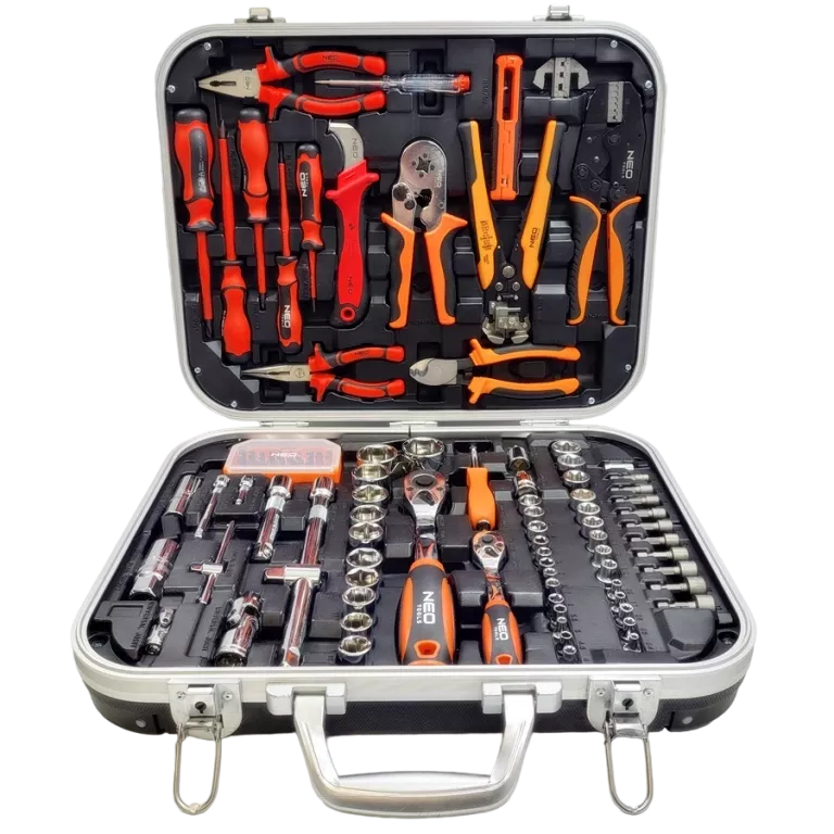 NEO TOOLS 01-310 ZESTAW NARZĘDZI WALIZKA ELEKTRYKA 108 EL.