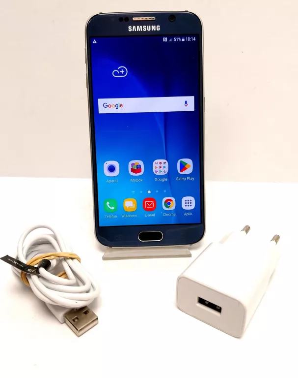 TELEFON SAMSUNG GALAXY S6 3/32GB + ŁADOWARKA
