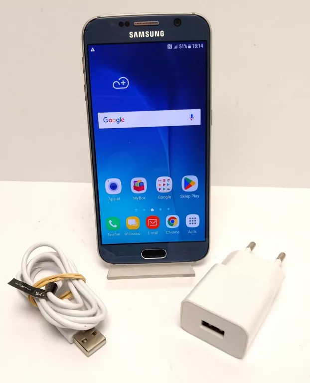 TELEFON SAMSUNG GALAXY S6 3/32GB + ŁADOWARKA