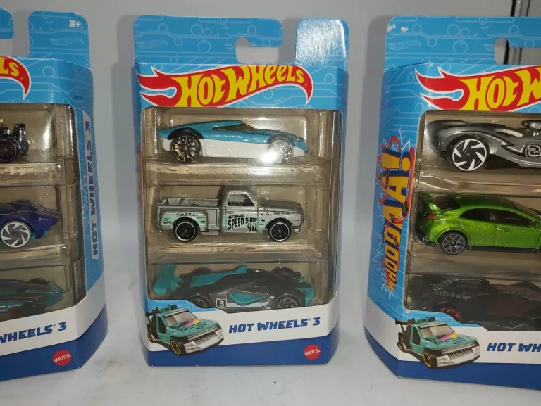 ZESTAW HOT WHEELS 3 SZT RÓŻNE