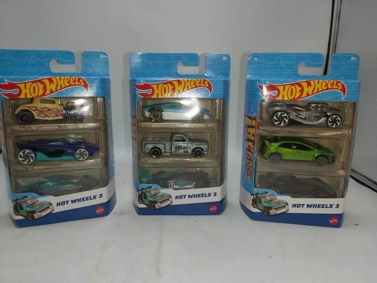 ZESTAW HOT WHEELS 3 SZT RÓŻNE