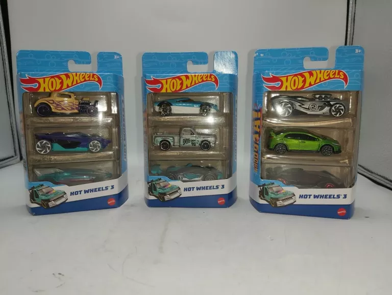 ZESTAW HOT WHEELS 3 SZT RÓŻNE