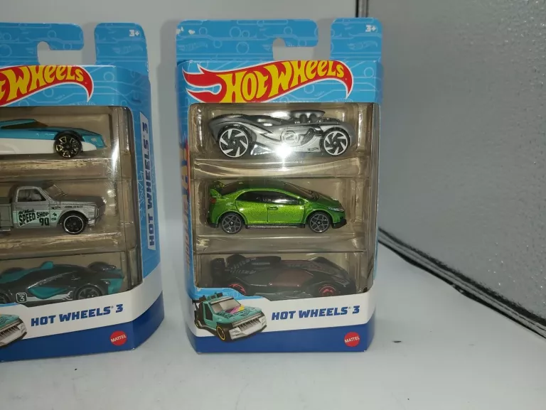 ZESTAW HOT WHEELS 3 SZT RÓŻNE