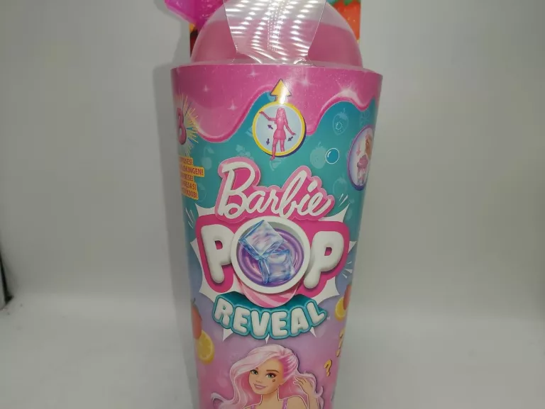 BARBIE POP REVEAL LALKA OWOCOWY SOK TRUSKAWKA CYTRYNA