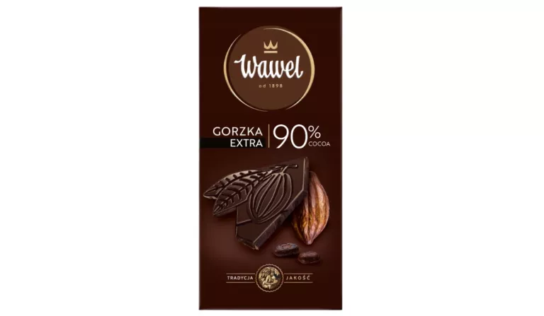 CZEKOLADA WAWEL GORZKA EXTRA 90% KAKAO