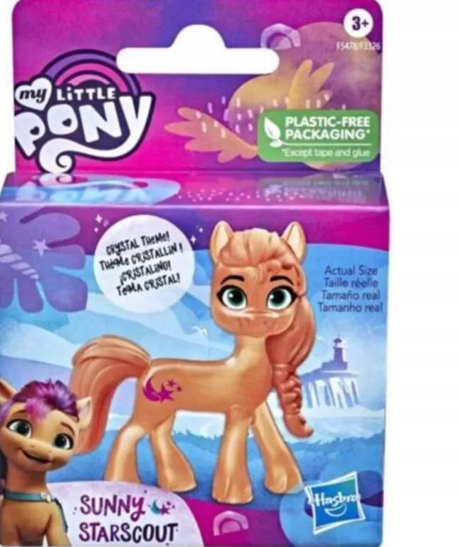 MY LITTLE PONY KONIK KUCYK FIGURKA SUNNY STARSCOUT PRZEZROCZYSTA F5478