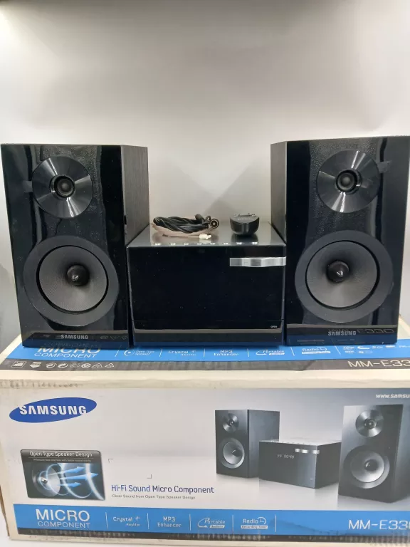 WIEŻA SAMSUNG MM-E330 RADIO CD USB KOMPLET