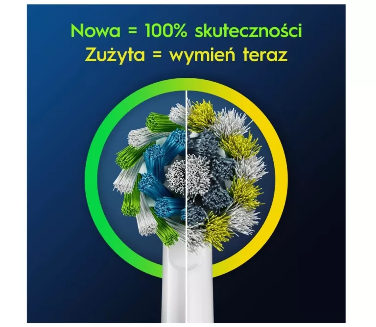 ORAL-B PRO CROSS ACTION KOŃCÓWKI DO SZCZOTECZEK ELEKTRYCZNYCH, 6 SZTUKI