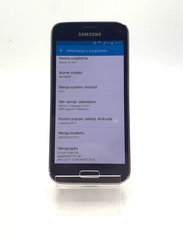 TELEFON SAMSUNG GALAXY S5 MINI 1,5/16GB CZARNY