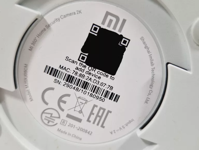 KAMERKA IP XIAOMI MJSXJ09CM