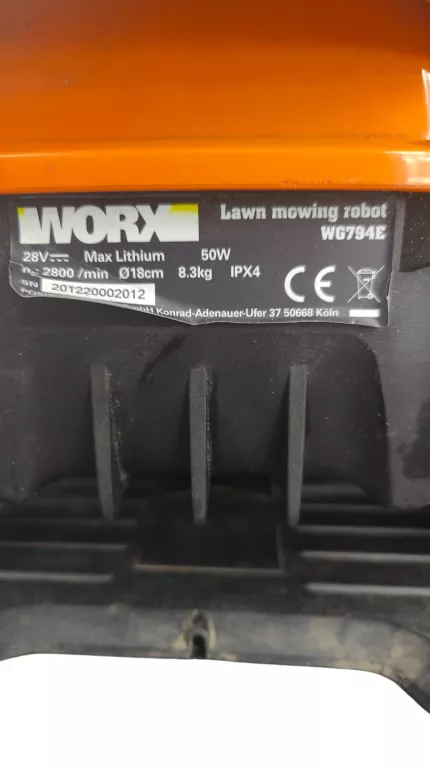 WORX LANDROID WG794E ROBOT DO TRAWNIKA, KOSIARKA