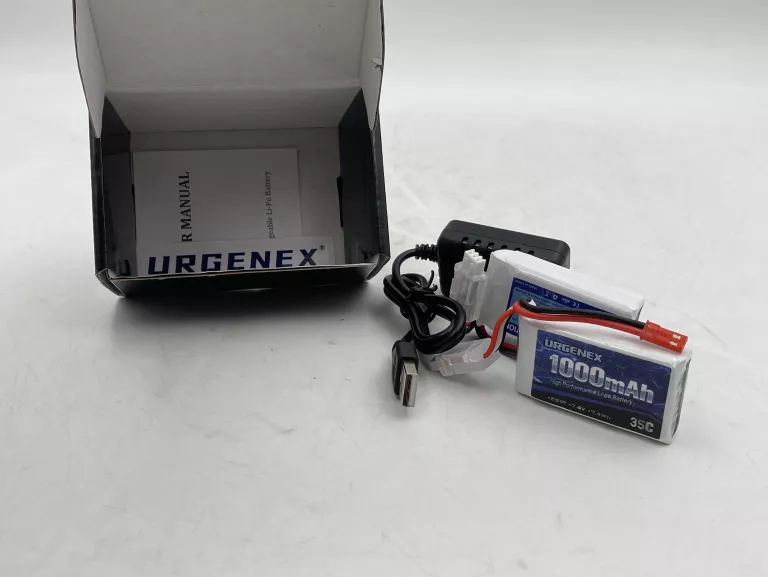 URGENEX 7.4V 1000MAH LIPO BATTERY 2S 35C LIPO RC BATTERIE X2