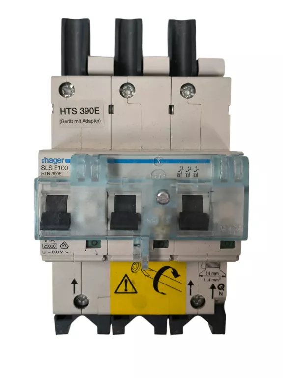 HAGER HTS390E SLS SWITCH 3P E-100A FOR BUSBAR