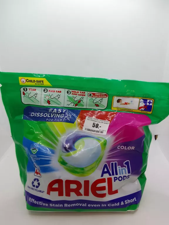 ARIEL PODS + KAPSUŁKI DO PRANIA COLOR 44SZT