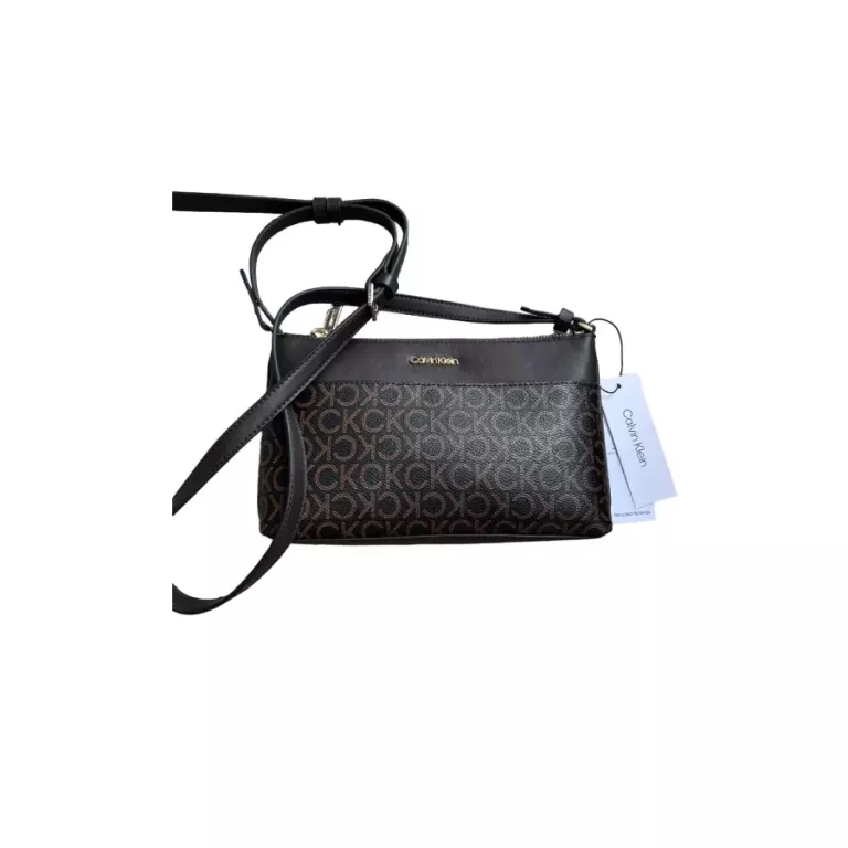 TOREBKA CALVIN KLEIN BRĄZOWA K60K609879 / POWYSTAWOWA Z METKĄ