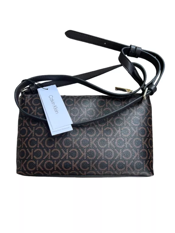 TOREBKA CALVIN KLEIN BRĄZOWA K60K609879 / POWYSTAWOWA Z METKĄ
