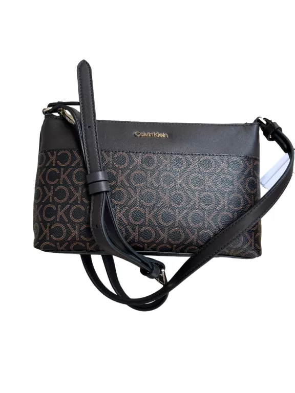 TOREBKA CALVIN KLEIN BRĄZOWA K60K609879 / POWYSTAWOWA Z METKĄ