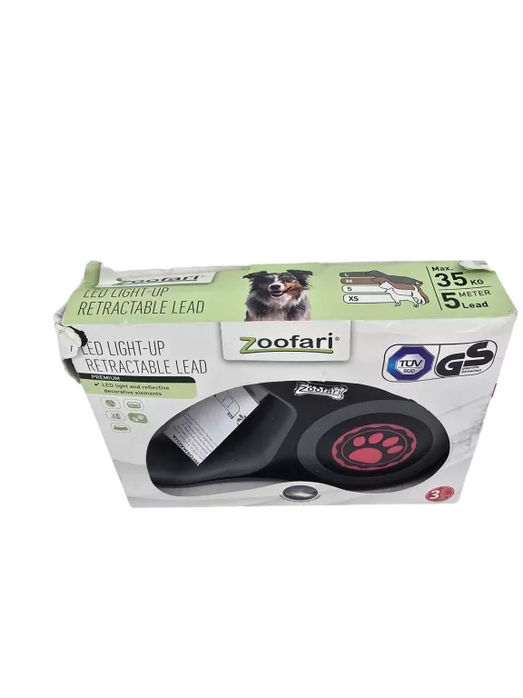 ZOOFARI SMYCZ AUTOMATYCZNA LED 5 METRÓW 35KG