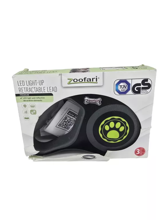 ZOOFARI SMYCZ AUTOMATYCZNA LED 5 METRÓW 35KG