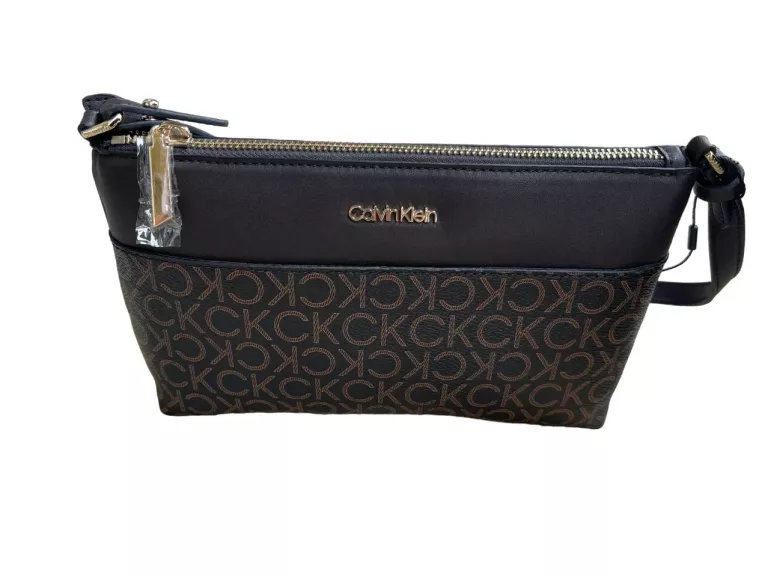 TOREBKA CALVIN KLEIN BRĄZOWA K60K609879 / POWYSTAWOWA Z METKĄ