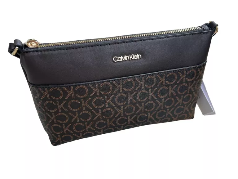 TOREBKA CALVIN KLEIN BRĄZOWA K60K609879 / POWYSTAWOWA Z METKĄ