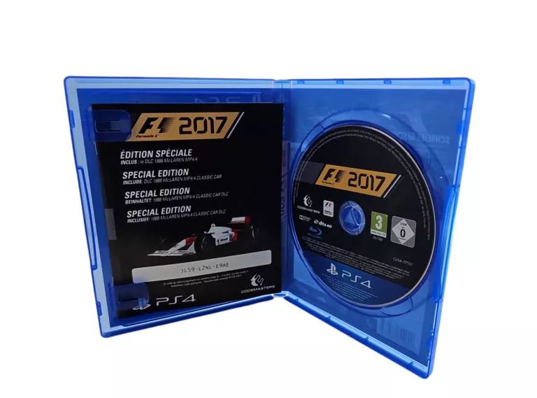 F1 2017/FORMULA 1/SONY PLAYSTATION 4 (PS4)/ZADBANA!