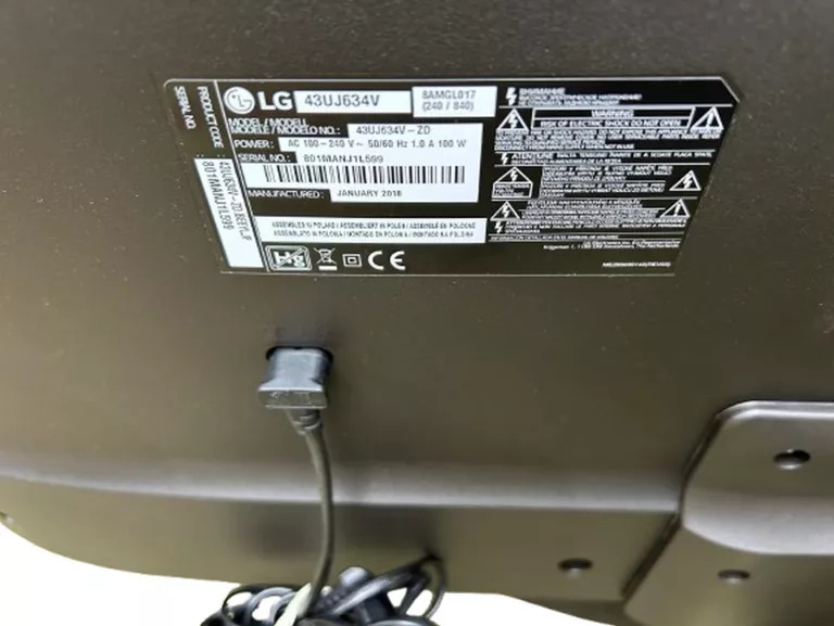TELEWIZOR LG 43UJ634V UHD OPIS!!!!
