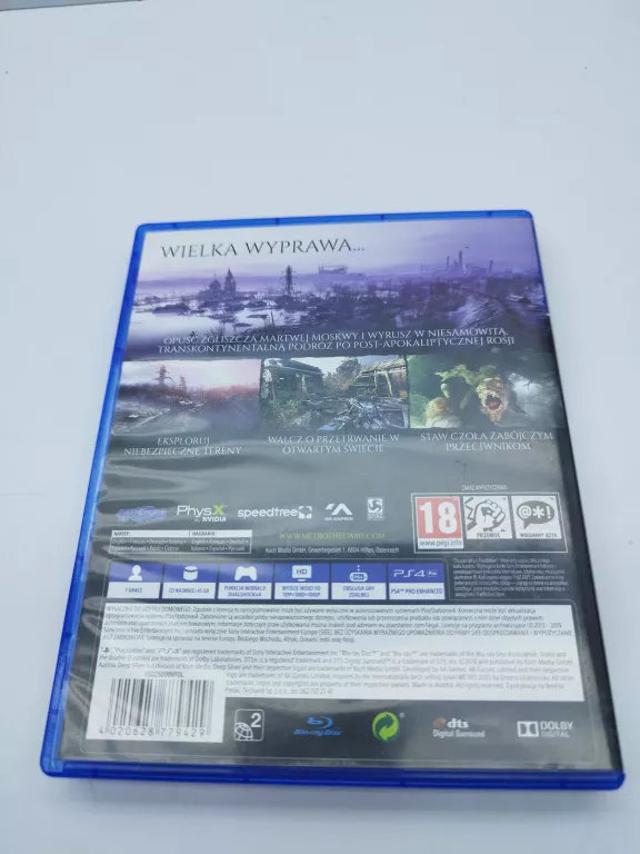 GRA PS4 METRO EXODUS