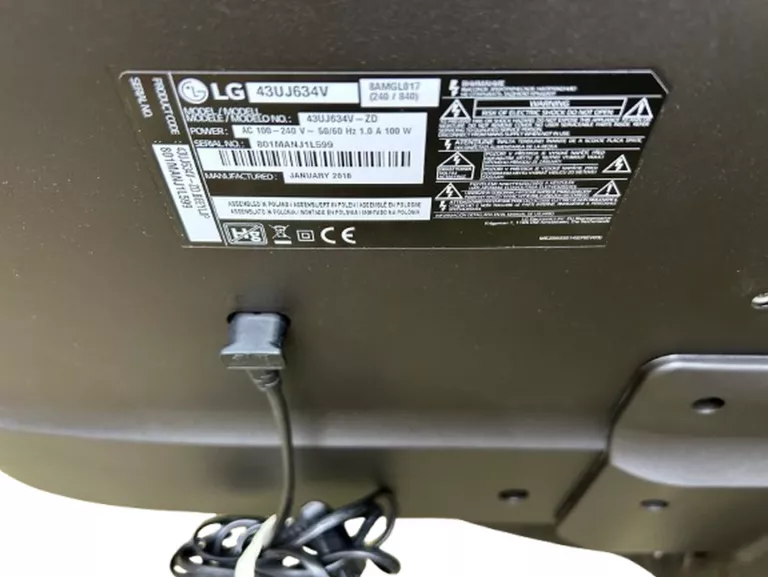 TELEWIZOR LG 43UJ634V UHD OPIS!!!!