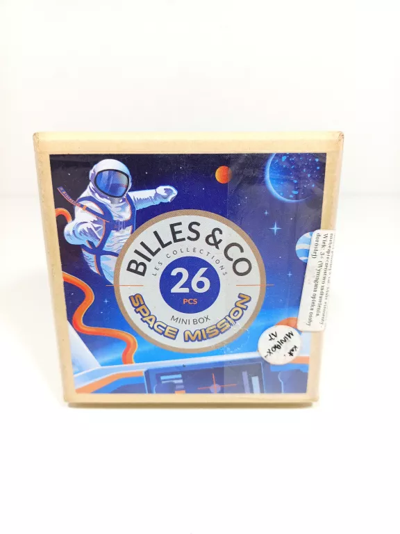 BILLES & CO: SZKLANE KULKI KOSMOS / 26 EL. MINIBOX