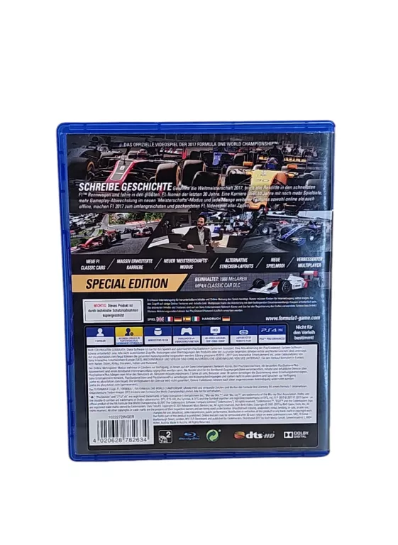 F1 2017/FORMULA 1/SONY PLAYSTATION 4 (PS4)/ZADBANA!
