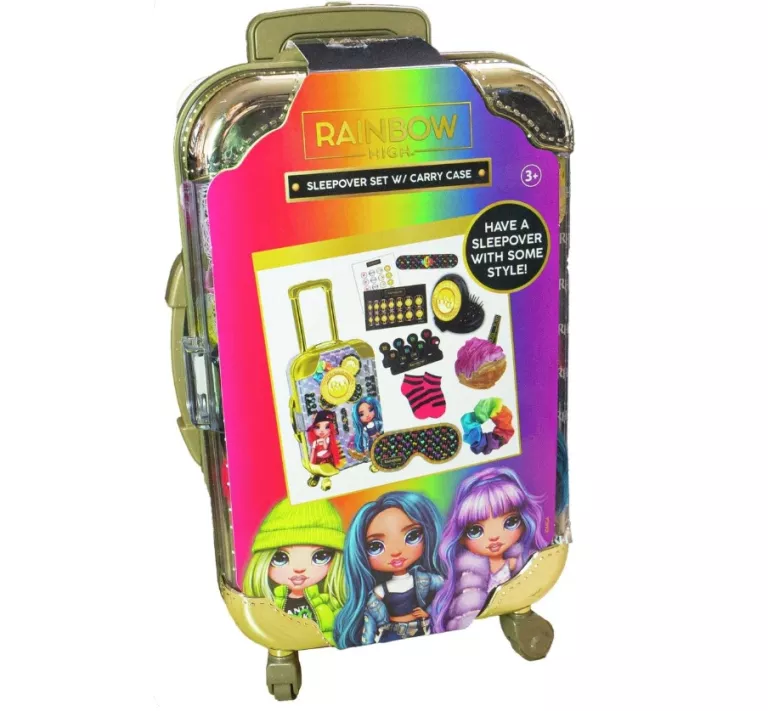 WALIZKA RAINBOW HIGH SLEEPOVER SET CARRY CASE