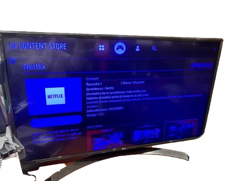 TELEWIZOR LG 43UJ634V UHD OPIS!!!!