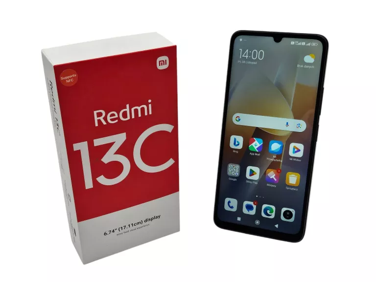 TELEFON XIAOMI REDMI 13C 4/128GB 6.74" 90HZ 50/8MPX