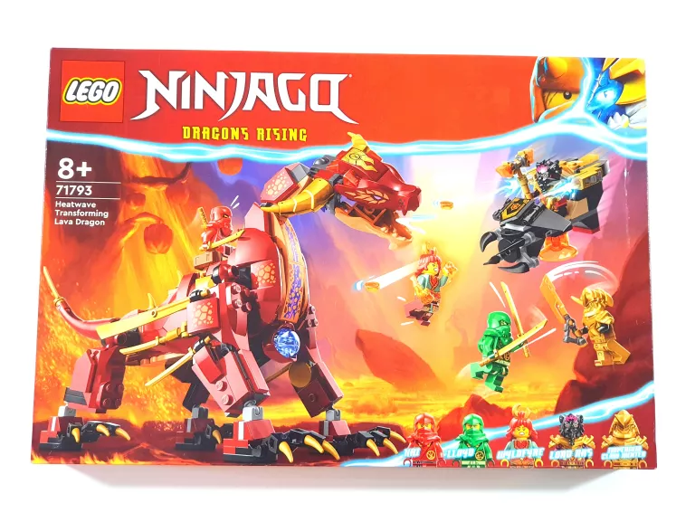 LEGO NINJAGO LAWOWY SMOK ZMIENIAJĄCY SIĘ W FALĘ OGNIA 71793