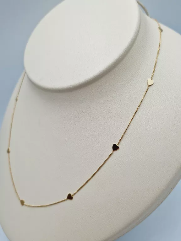 zloty-lancuszek-z-serduszkami-220-g-750-18k-dl-53-cm-stan-11323-2