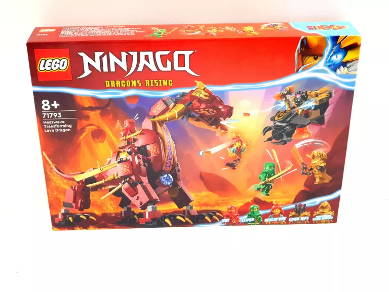 LEGO NINJAGO LAWOWY SMOK ZMIENIAJĄCY SIĘ W FALĘ OGNIA 71793