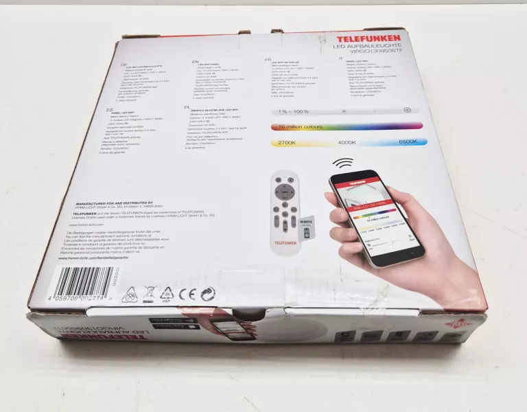 LAMPA SUFITOWA LED TELEFUNKEN 309506TF