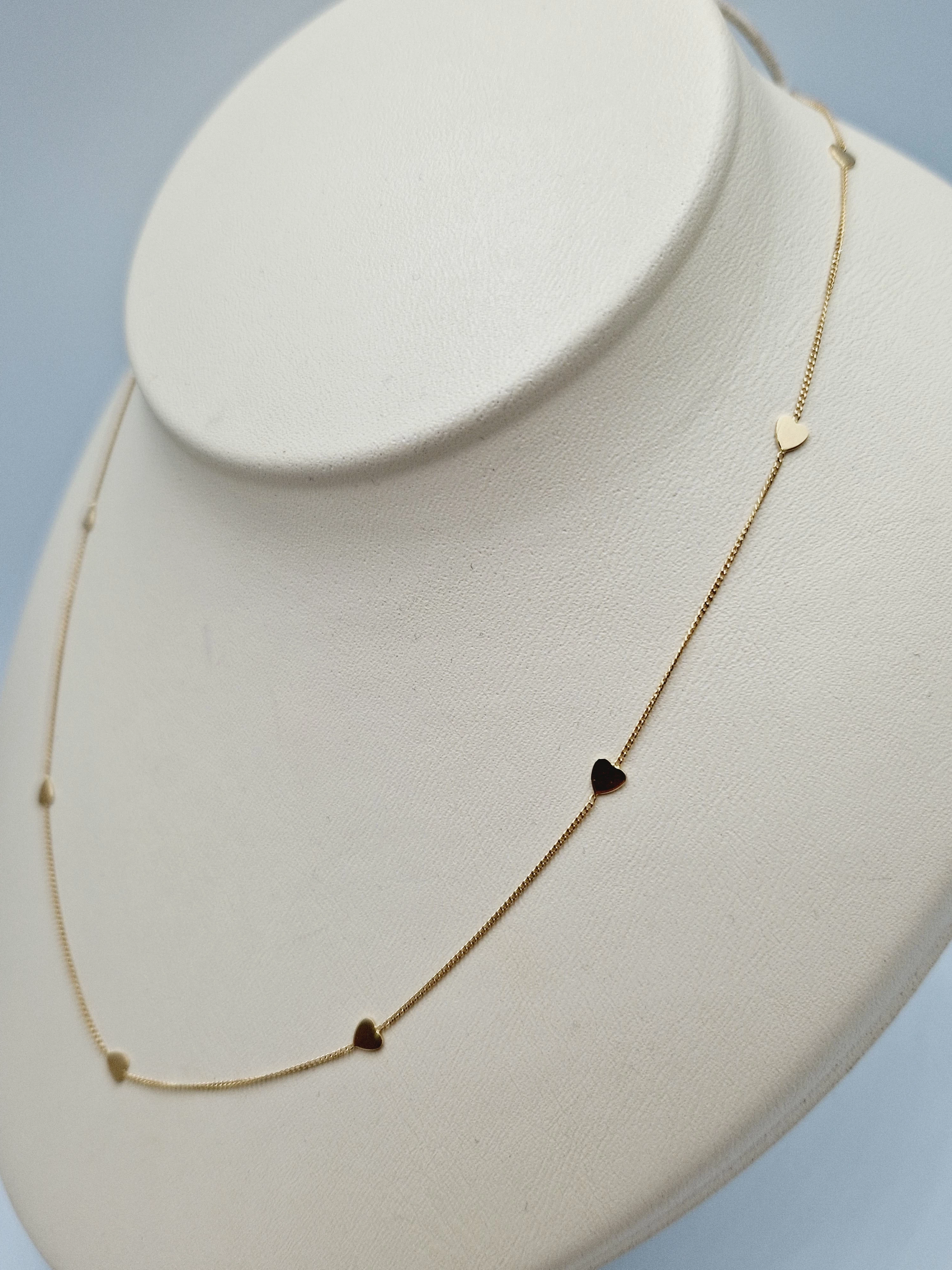 zloty-lancuszek-z-serduszkami-220-g-750-18k-dl-53-cm-stan-11323-2