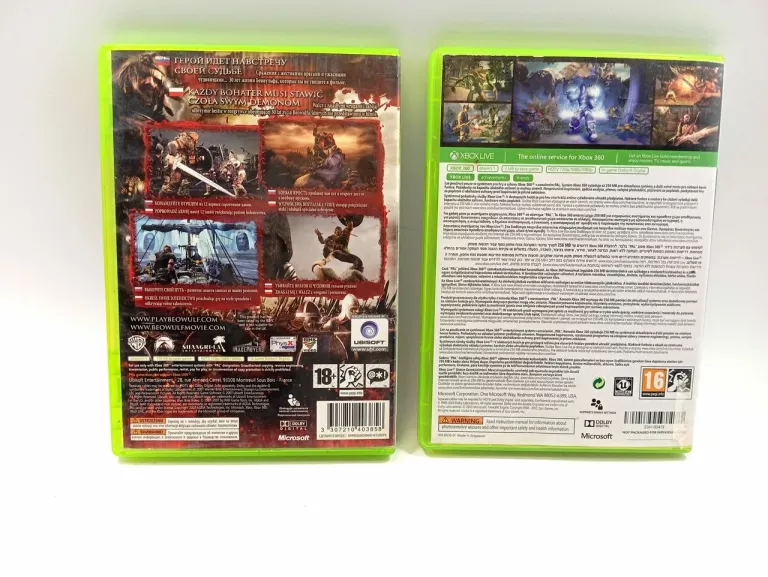 2 GRY XBOX 360/FABLE ANNIVERSARY I BEOWULF THE GAME/