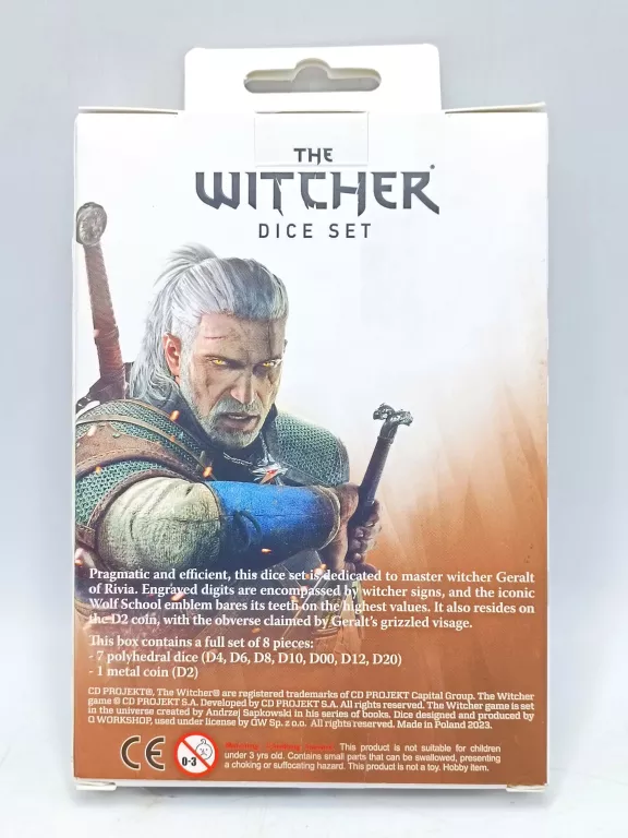 KOŚCI RPG WIEDŹMIN GERALT ŁOWCA POTWORÓW WITCHER