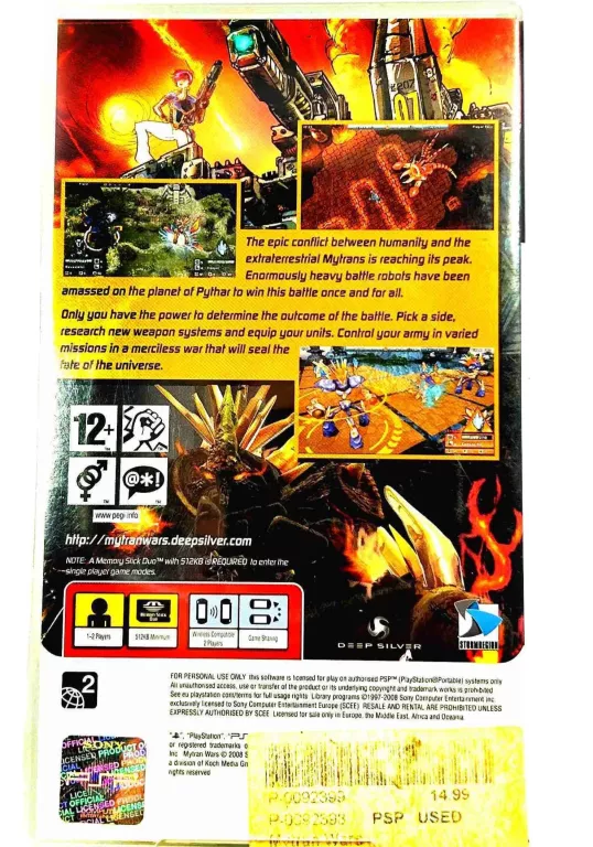 GRA PSP MYTRAN WARS