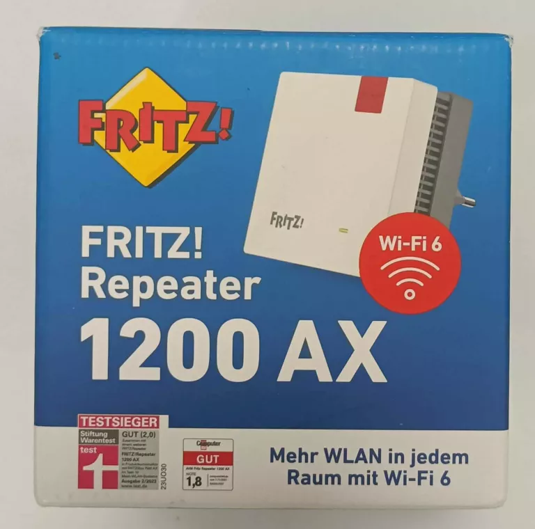 FRITZ! WZMACNIACZ SYGNAŁU WI-FI AVM REPEATER 1200 AX